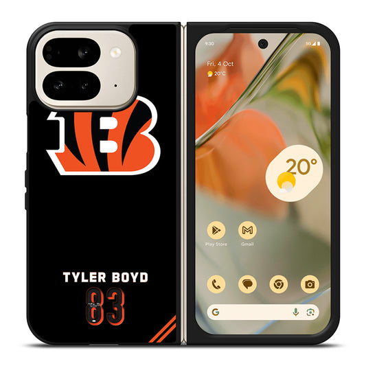 CINCINNATI BENGALS 83 TYLER BOYD Google Pixel 9 Pro Fold Case Cover