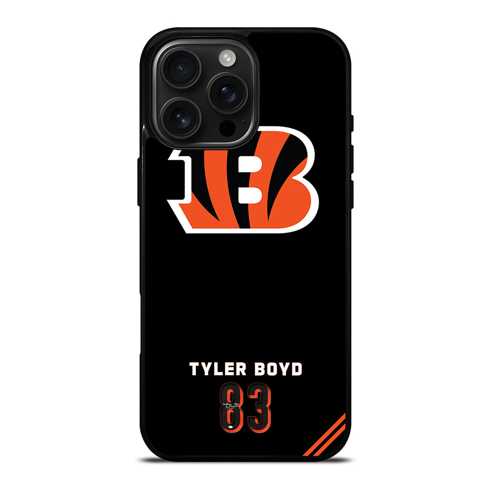 CINCINNATI BENGALS 83 TYLER BOYD iPhone 16 Pro Max Case Cover