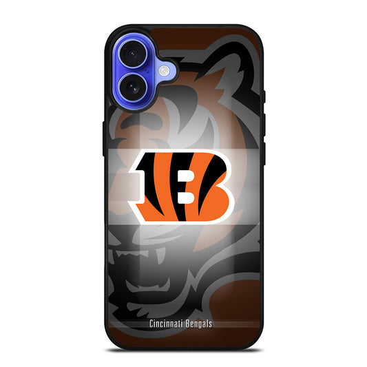 CINCINNATI BENGALS NFL LOGO 2 iPhone 16 Case Cover