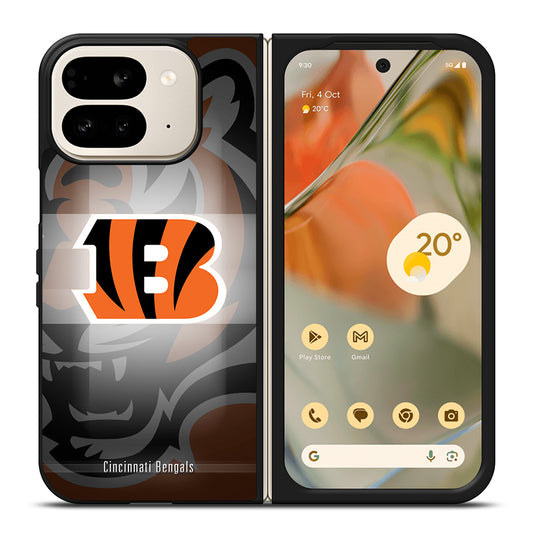 CINCINNATI BENGALS NFL LOGO 2 Google Pixel 9 Pro Fold Case Cover