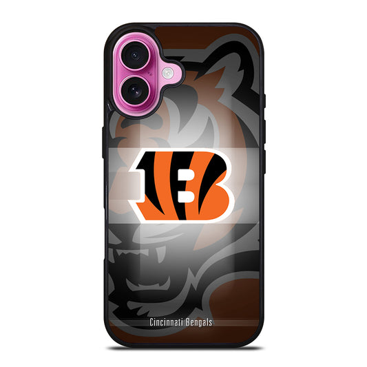 CINCINNATI BENGALS NFL LOGO 2 iPhone 16 Plus Case Cover