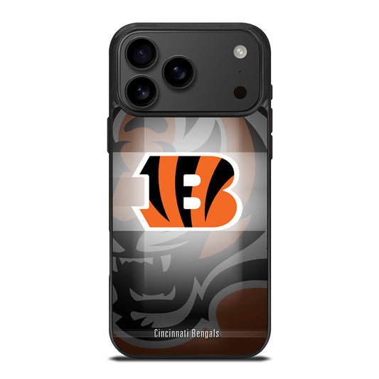 CINCINNATI BENGALS NFL LOGO 2 iPhone 17 Pro Max Case Cover