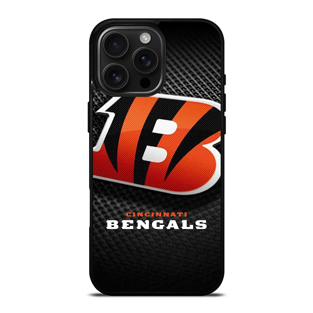 CINCINNATI BENGALS NFL LOGO 3 iPhone 16 Pro Max Case Cover