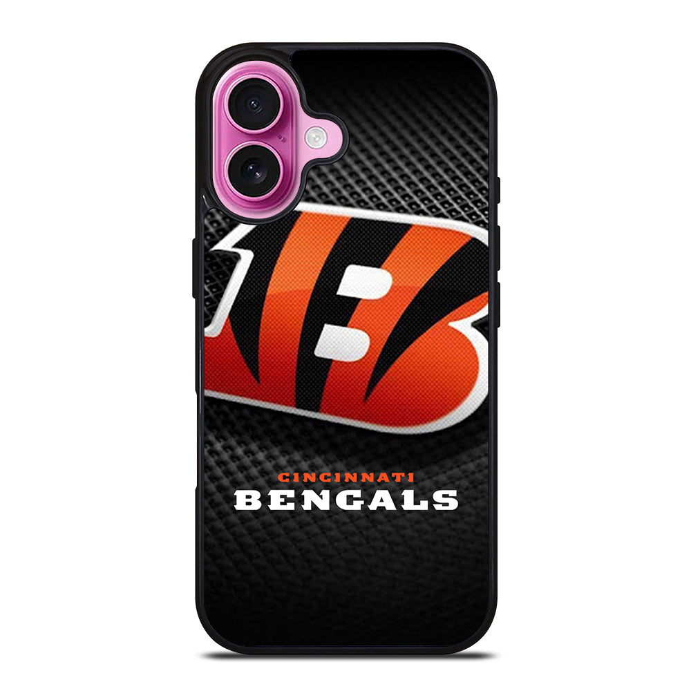 CINCINNATI BENGALS NFL LOGO 3 iPhone 16 Plus Case Cover
