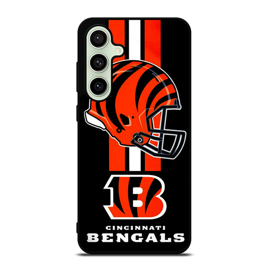 CINCINNATI BENGALS NFL LOGO 4 Samsung Galaxy S24 FE Case Cover