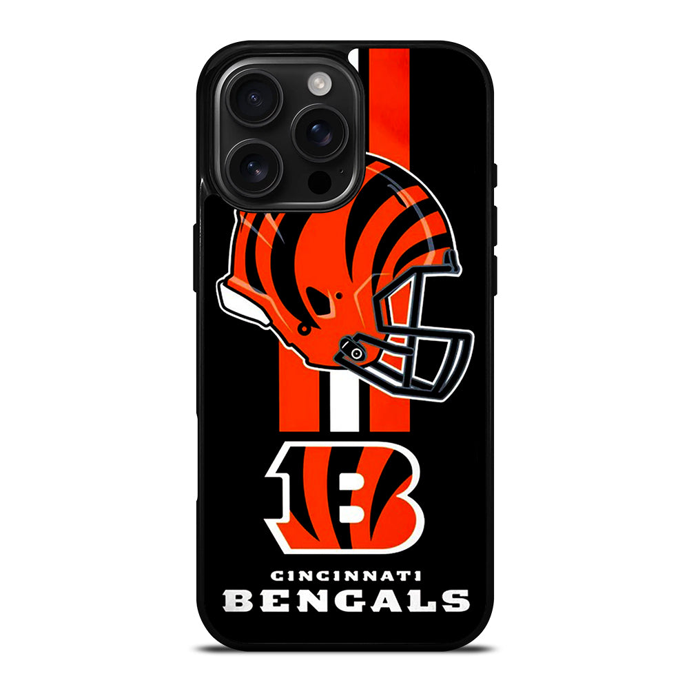 CINCINNATI BENGALS NFL LOGO 4 iPhone 16 Pro Max Case Cover