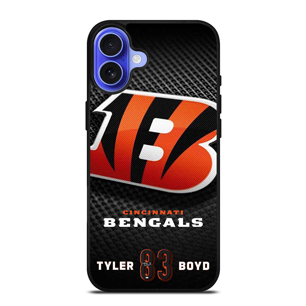 CINCINNATI BENGALS TYLER BOYD 83 iPhone 16 Case Cover