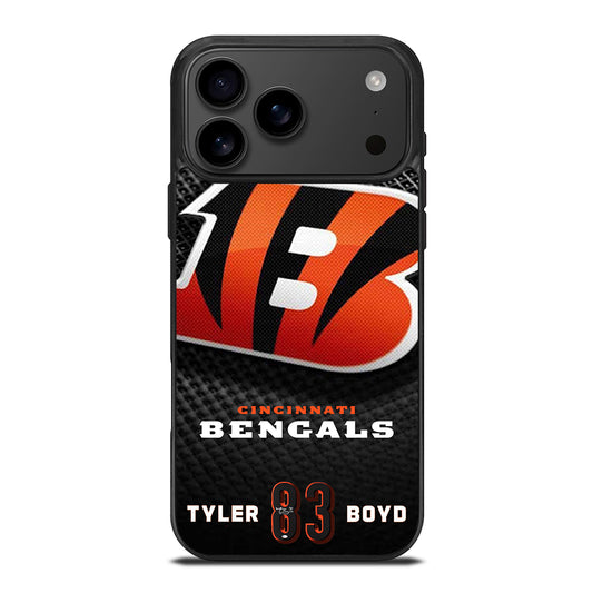 CINCINNATI BENGALS TYLER BOYD 83 iPhone 17 Pro Max Case Cover