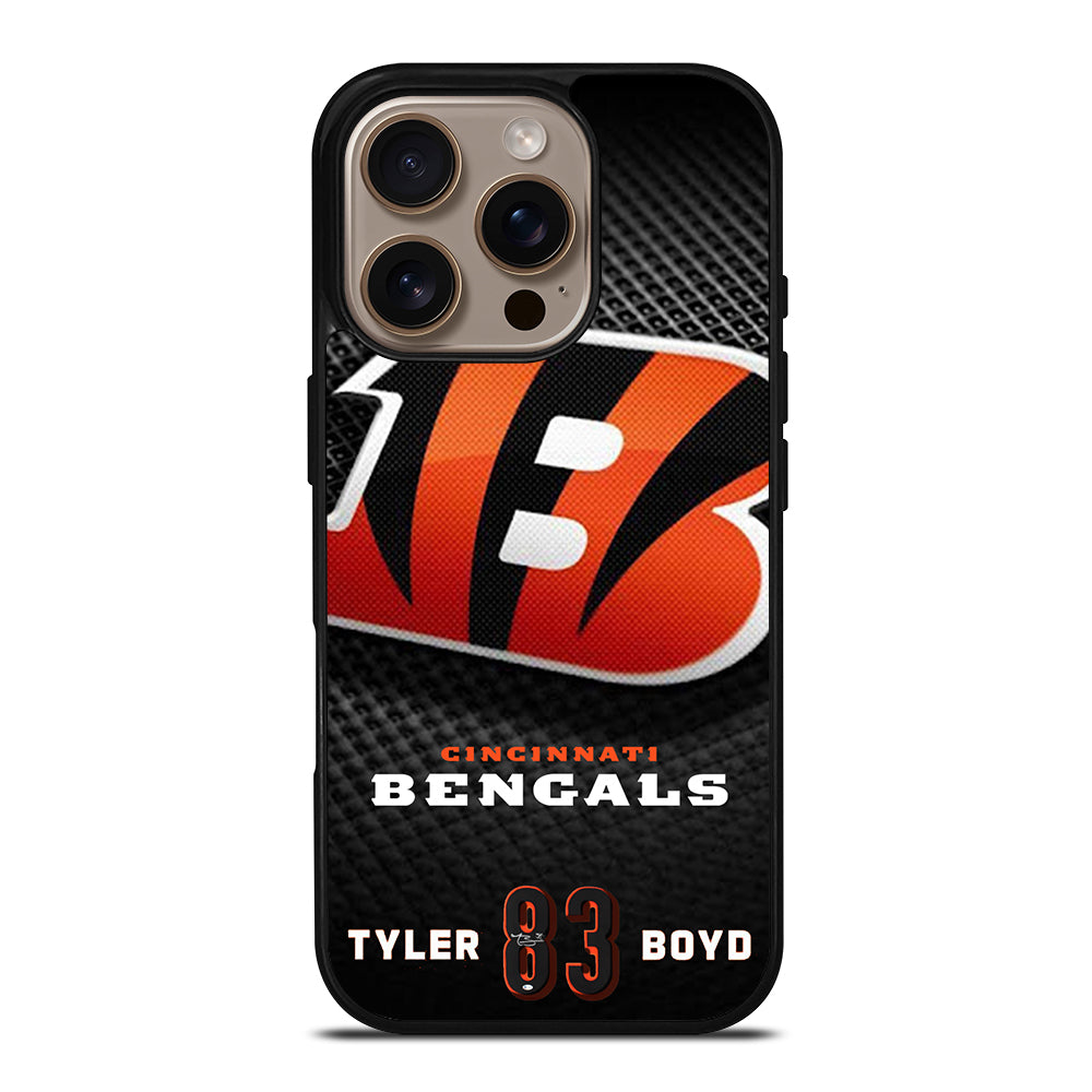 CINCINNATI BENGALS TYLER BOYD 83 iPhone 16 Pro Case Cover