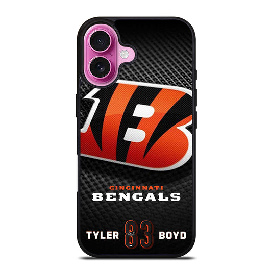 CINCINNATI BENGALS TYLER BOYD 83 iPhone 16 Plus Case Cover