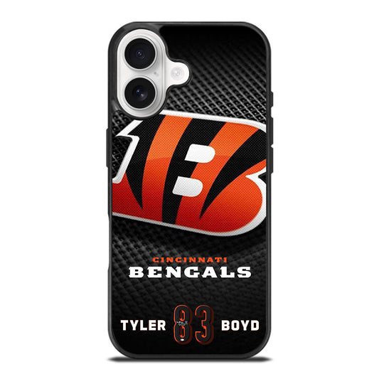 CINCINNATI BENGALS TYLER BOYD 83 iPhone 17 Case Cover