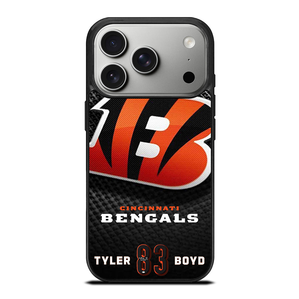 CINCINNATI BENGALS TYLER BOYD 83 iPhone 17 Pro Case Cover