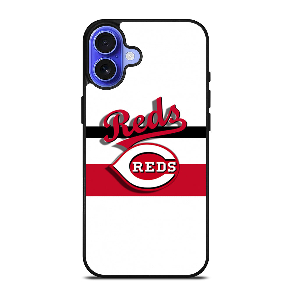 CINCINNATI REDS LOGO MLB 3 iPhone 16 Case Cover