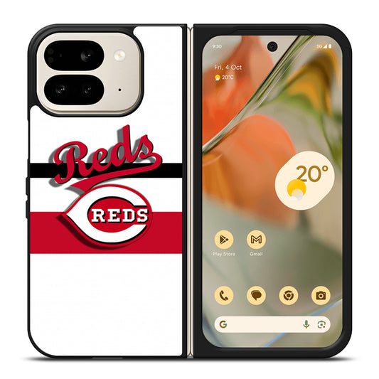 CINCINNATI REDS LOGO MLB 3 Google Pixel 9 Pro Fold Case Cover