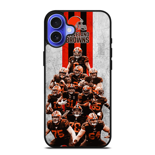 CLEVELAND BROWNS NFL LOGO 1 iPhone 16 Case Cover