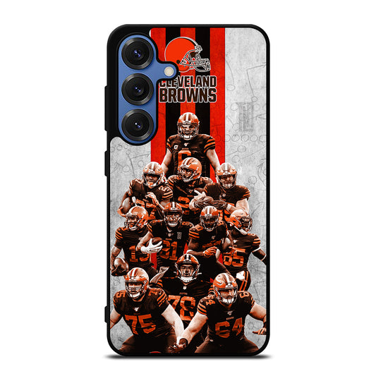 CLEVELAND BROWNS NFL LOGO 1 Samsung Galaxy S25 Case Cover