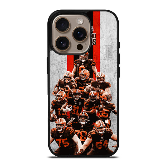 CLEVELAND BROWNS NFL LOGO 1 iPhone 16 Pro Case Cover