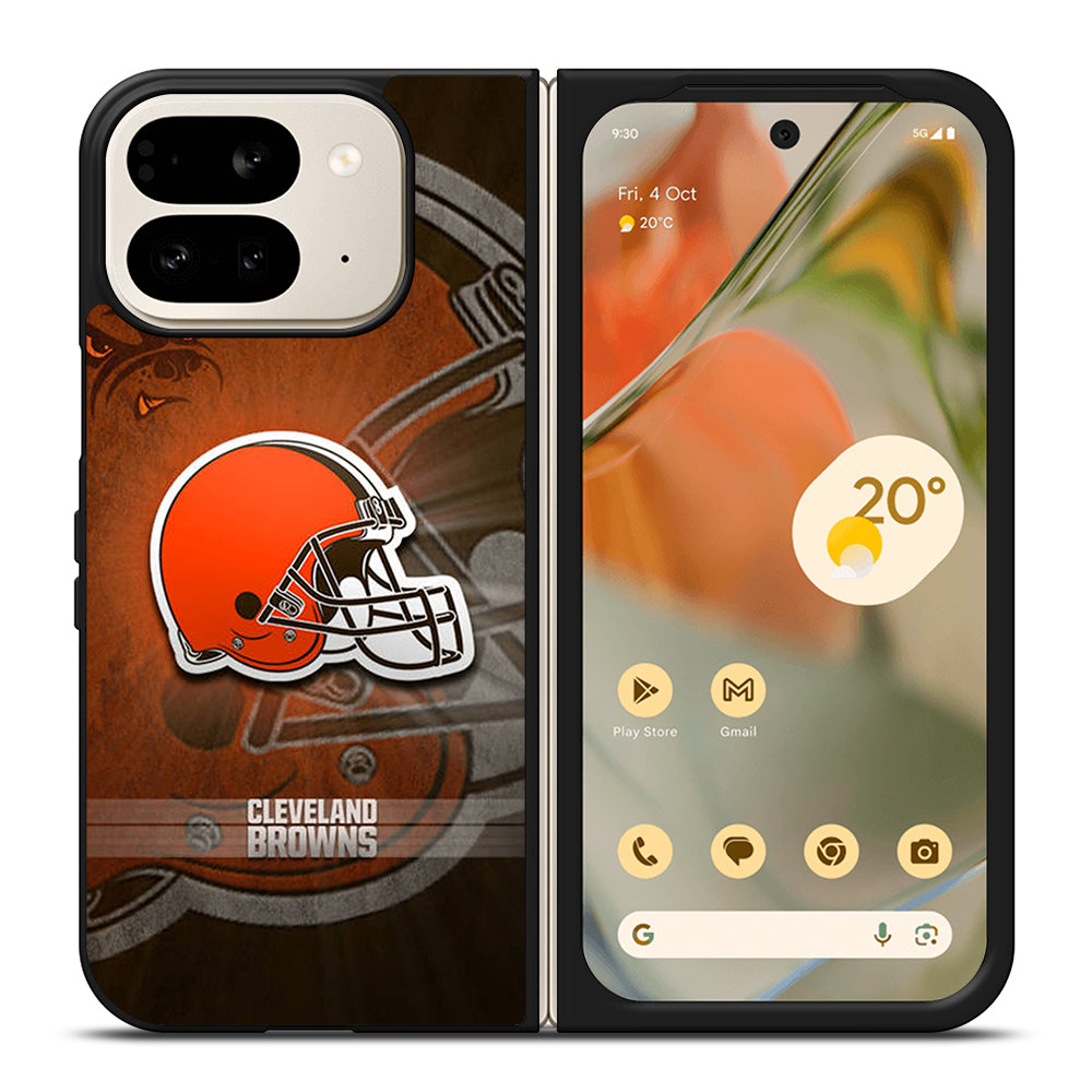 CLEVELAND BROWNS NFL LOGO 2 Google Pixel 9 Pro Fold Case Cover