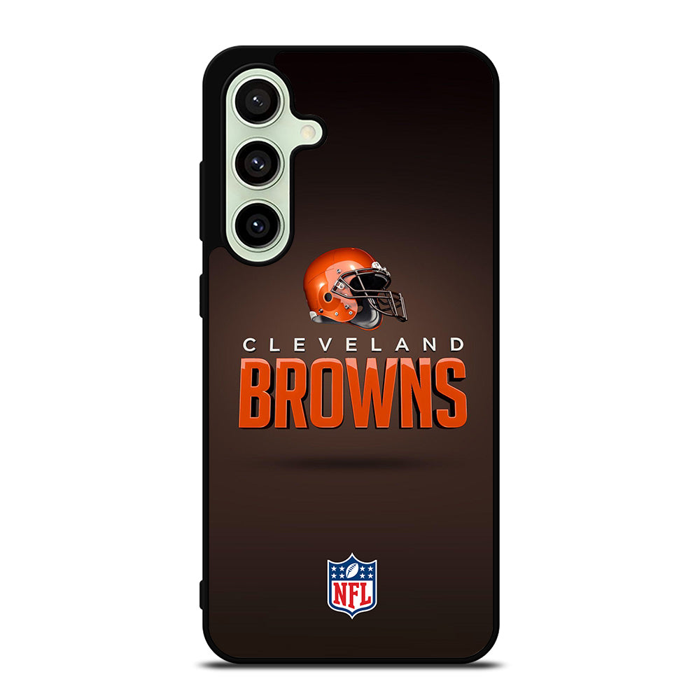 CLEVELAND BROWNS NFL LOGO 3 Samsung Galaxy S24 FE Case Cover