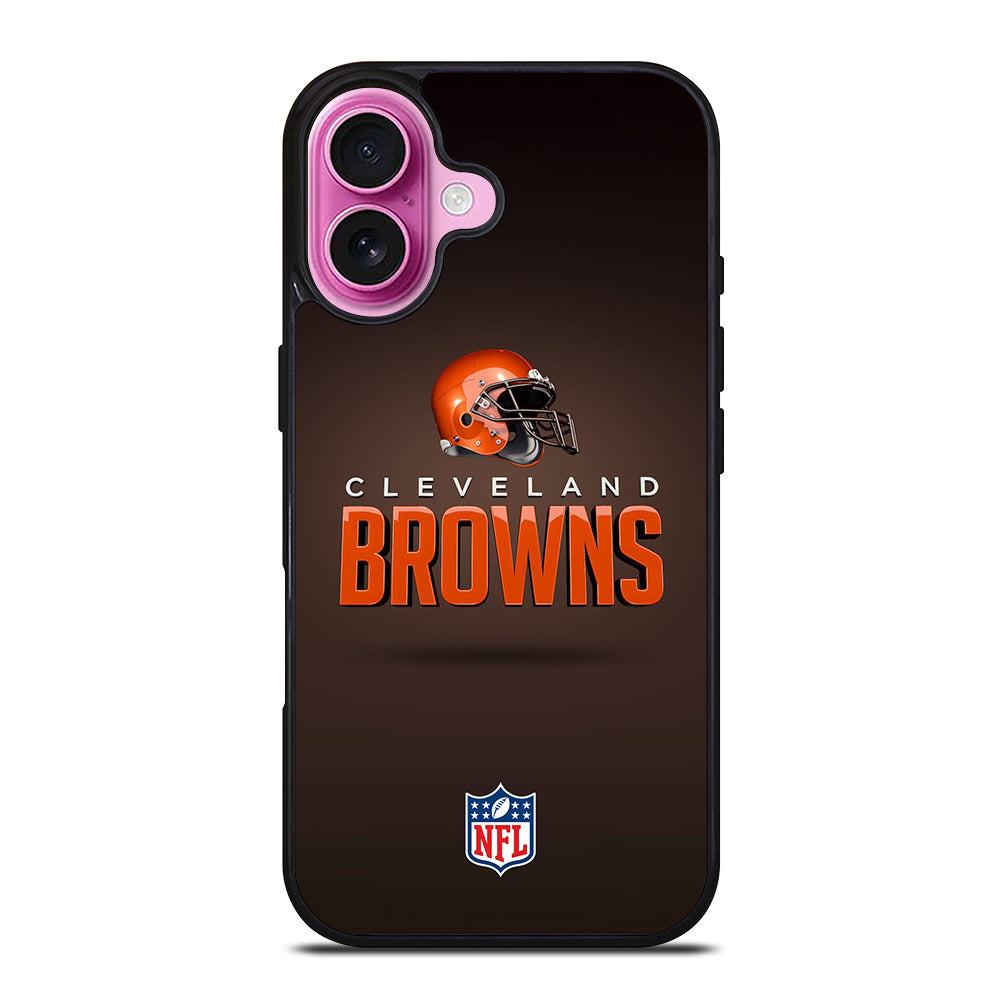 CLEVELAND BROWNS NFL LOGO 3 iPhone 16 Plus Case Cover