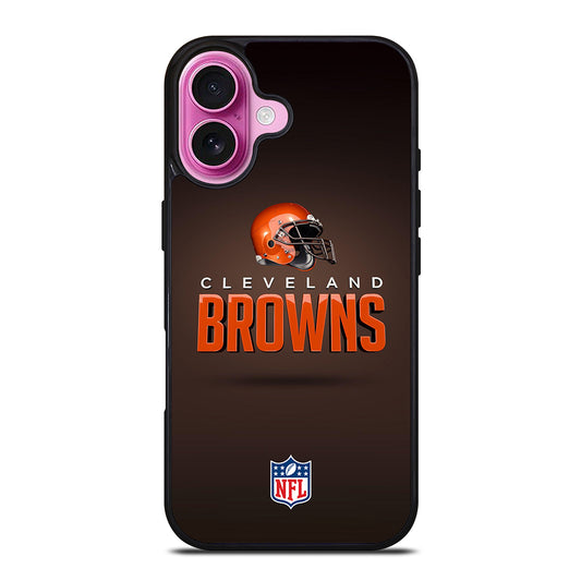 CLEVELAND BROWNS NFL LOGO 3 iPhone 16 Plus Case Cover