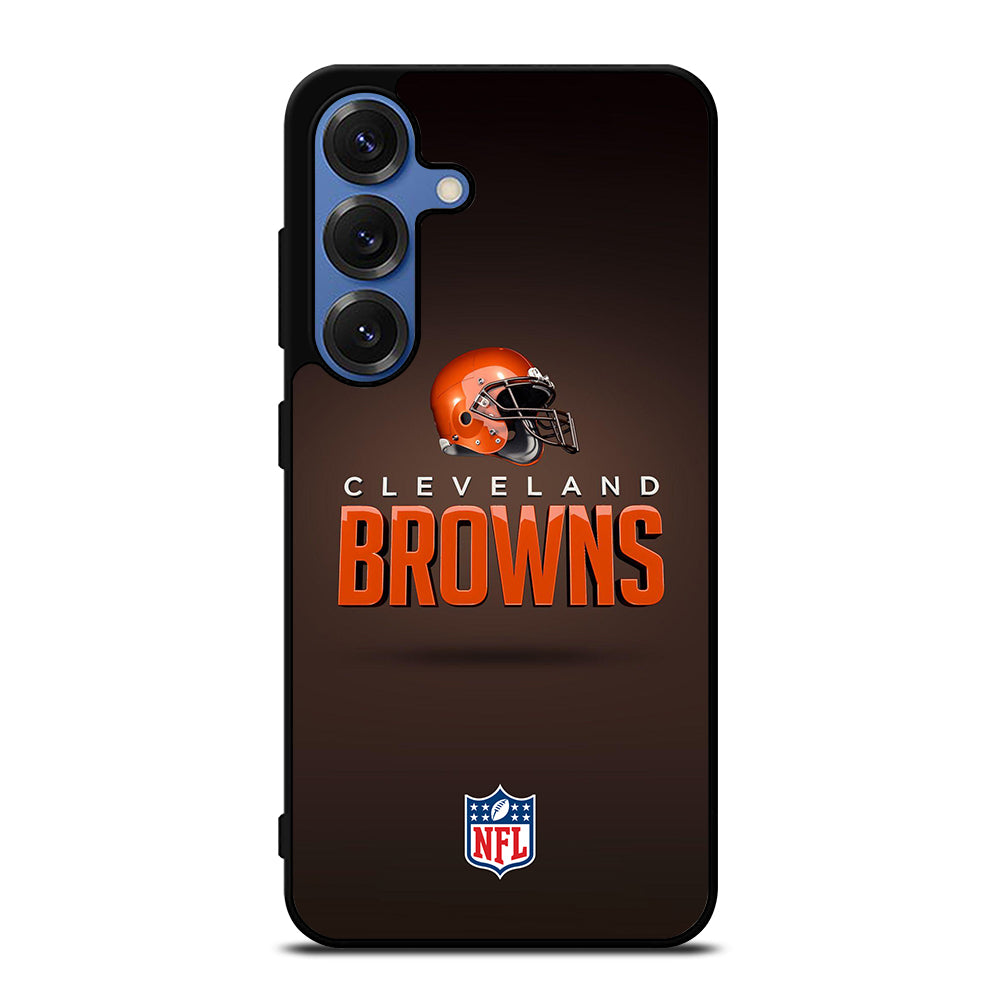 CLEVELAND BROWNS NFL LOGO 3 Samsung Galaxy S25 Case Cover