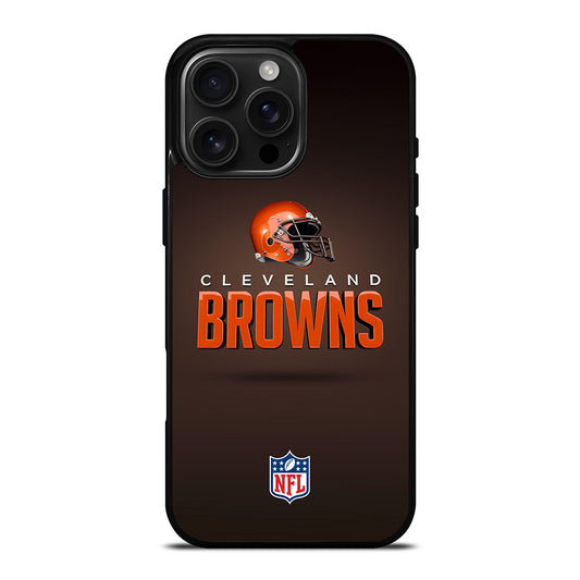 CLEVELAND BROWNS NFL LOGO 3 iPhone 16 Pro Max Case Cover