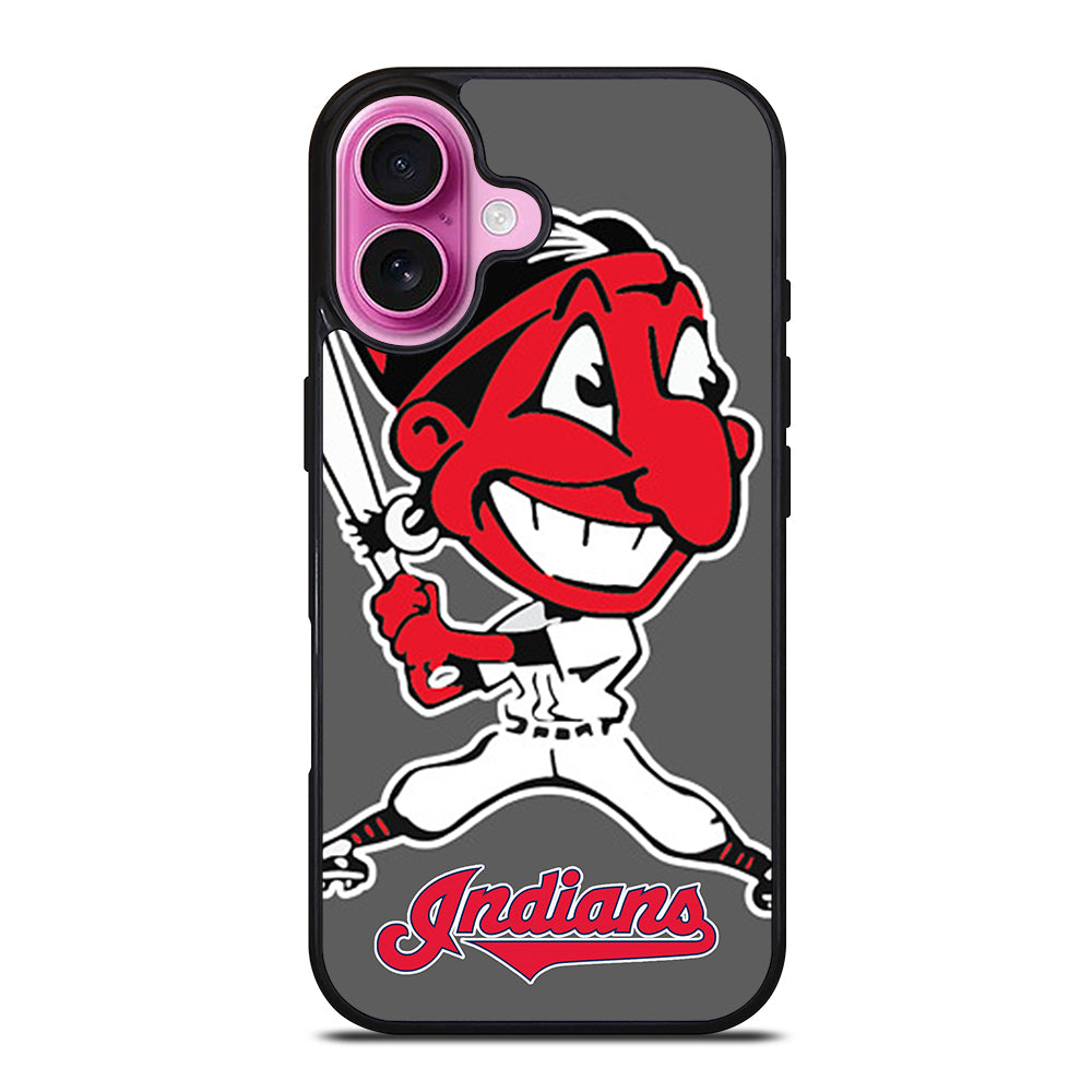 CLEVELAND INDIANS BASEBALLL iPhone 16 Plus Case Cover