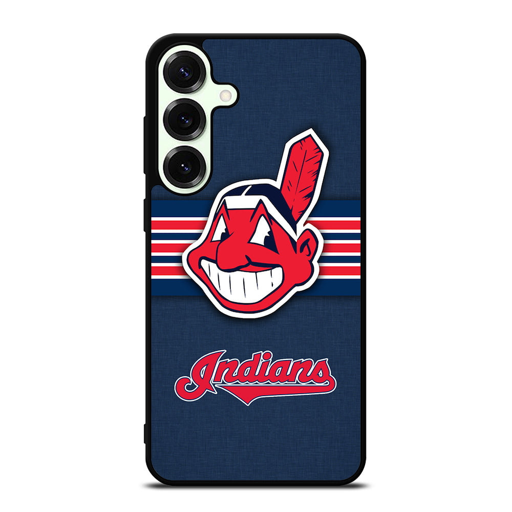 CLEVELAND INDIANS MLB STRIPE Samsung Galaxy S26 Plus Case Cover