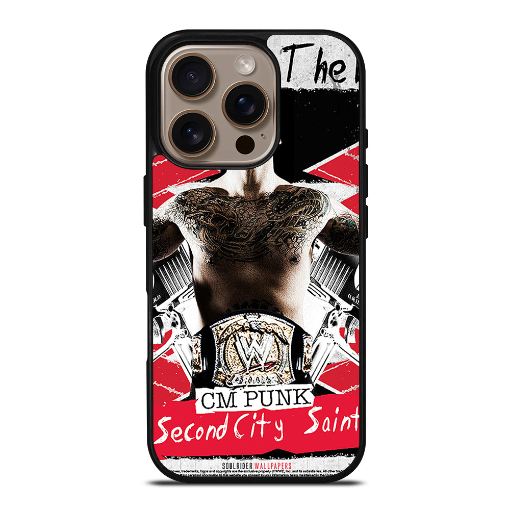 CM PUNK POSTER iPhone 16 Pro Case Cover