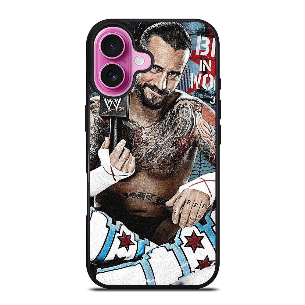 CM PUNK WRESTLER iPhone 16 Plus Case Cover