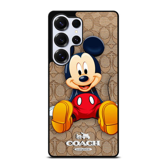 COACH BROWN MICKEY MOUSE Samsung Galaxy S26 Ultra Case Cover