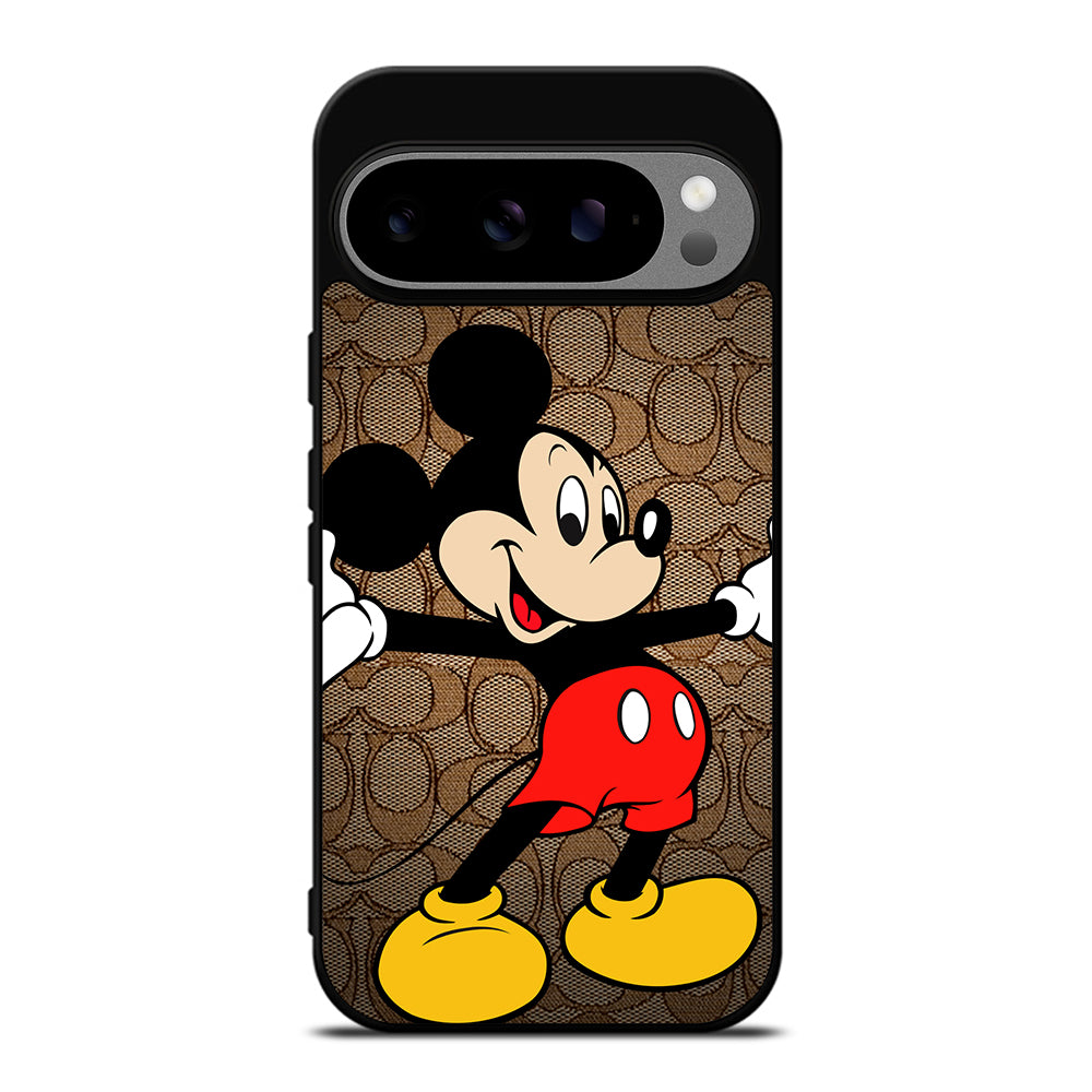 COACH BROWN MICKEY MOUSE 2 Google Pixel 9 Pro XL Case Cover