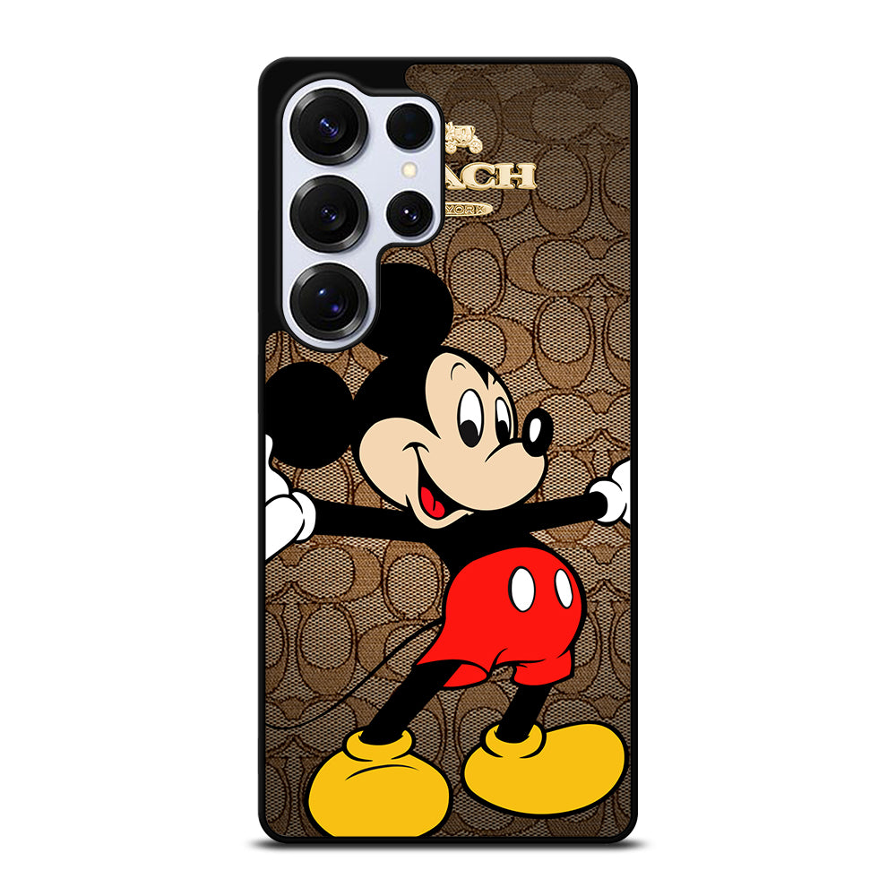 COACH BROWN MICKEY MOUSE 2 Samsung Galaxy S26 Ultra Case Cover