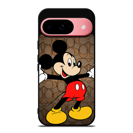 COACH BROWN MICKEY MOUSE 2 Google Pixel 9 Case Cover
