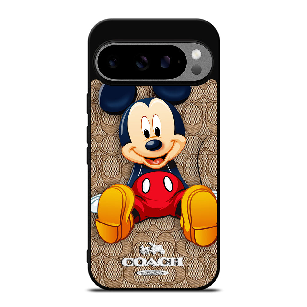 COACH BROWN MICKEY MOUSE Google Pixel 9 Pro XL Case Cover