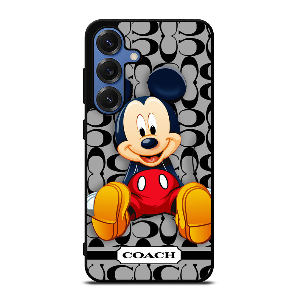 COACH MICKEY MOUSE CARTOON Samsung Galaxy S25 Case Cover