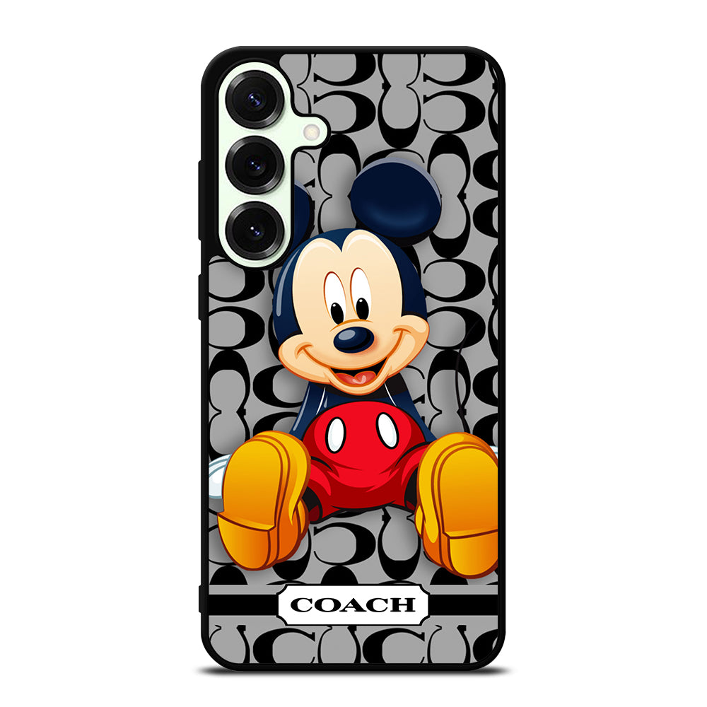 COACH MICKEY MOUSE CARTOON Samsung Galaxy S25 Plus Case Cover