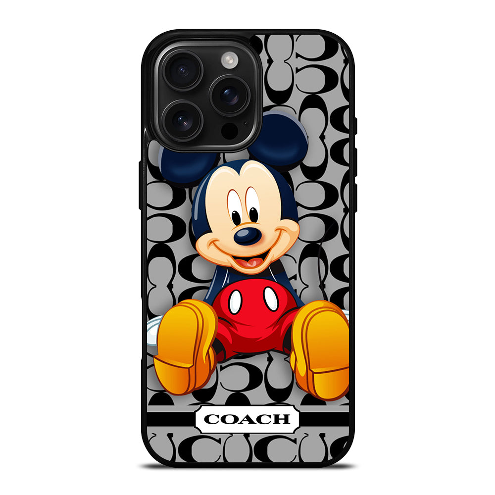 COACH MICKEY MOUSE CARTOON iPhone 16 Pro Max Case Cover