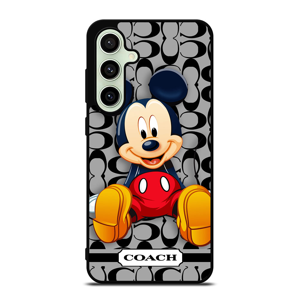 COACH MICKEY MOUSE CARTOON Samsung Galaxy S24 FE Case Cover