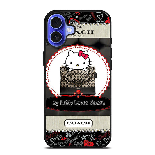 COACH NEW YORK HELLO KITTY iPhone 16 Case Cover