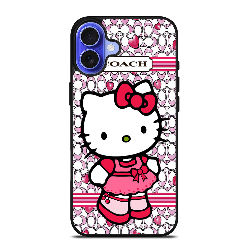 COACH NEW YORK HELLO KITTY 2 iPhone 16 Case Cover