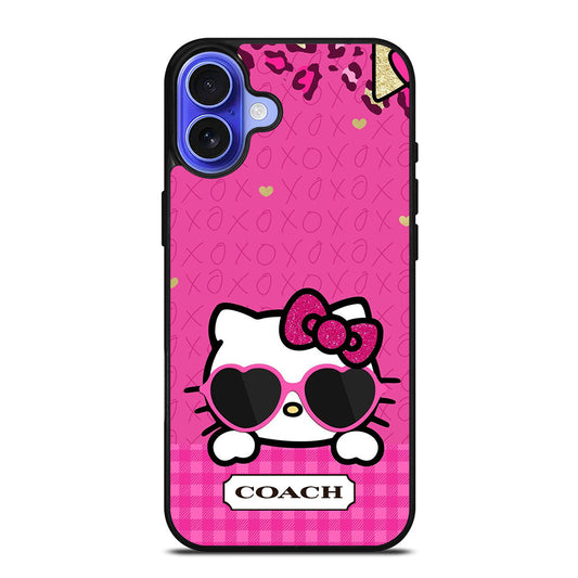 COACH NEW YORK HELLO KITTY 3 iPhone 16 Case Cover