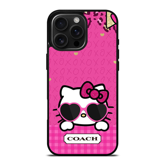 COACH NEW YORK HELLO KITTY 3 iPhone 16 Pro Max Case Cover