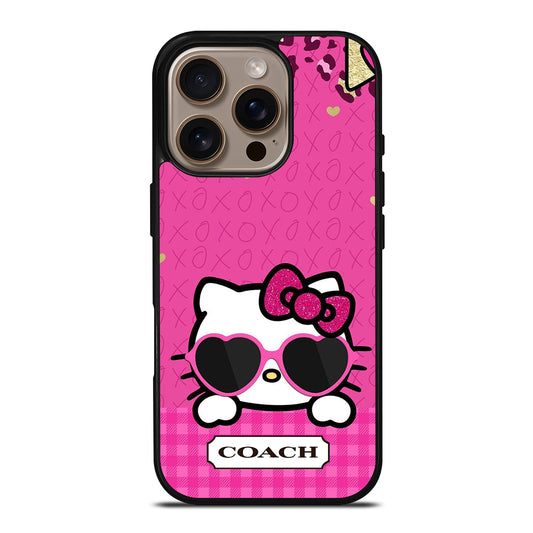 COACH NEW YORK HELLO KITTY 3 iPhone 16 Pro Case Cover