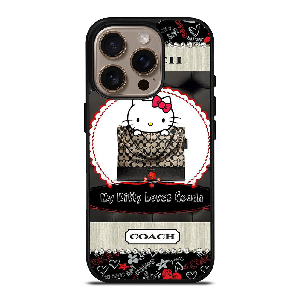 COACH NEW YORK HELLO KITTY iPhone 16 Pro Case Cover