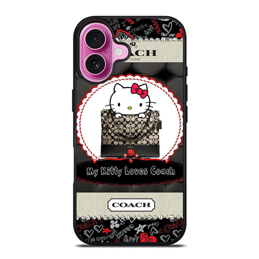 COACH NEW YORK HELLO KITTY iPhone 16 Plus Case Cover