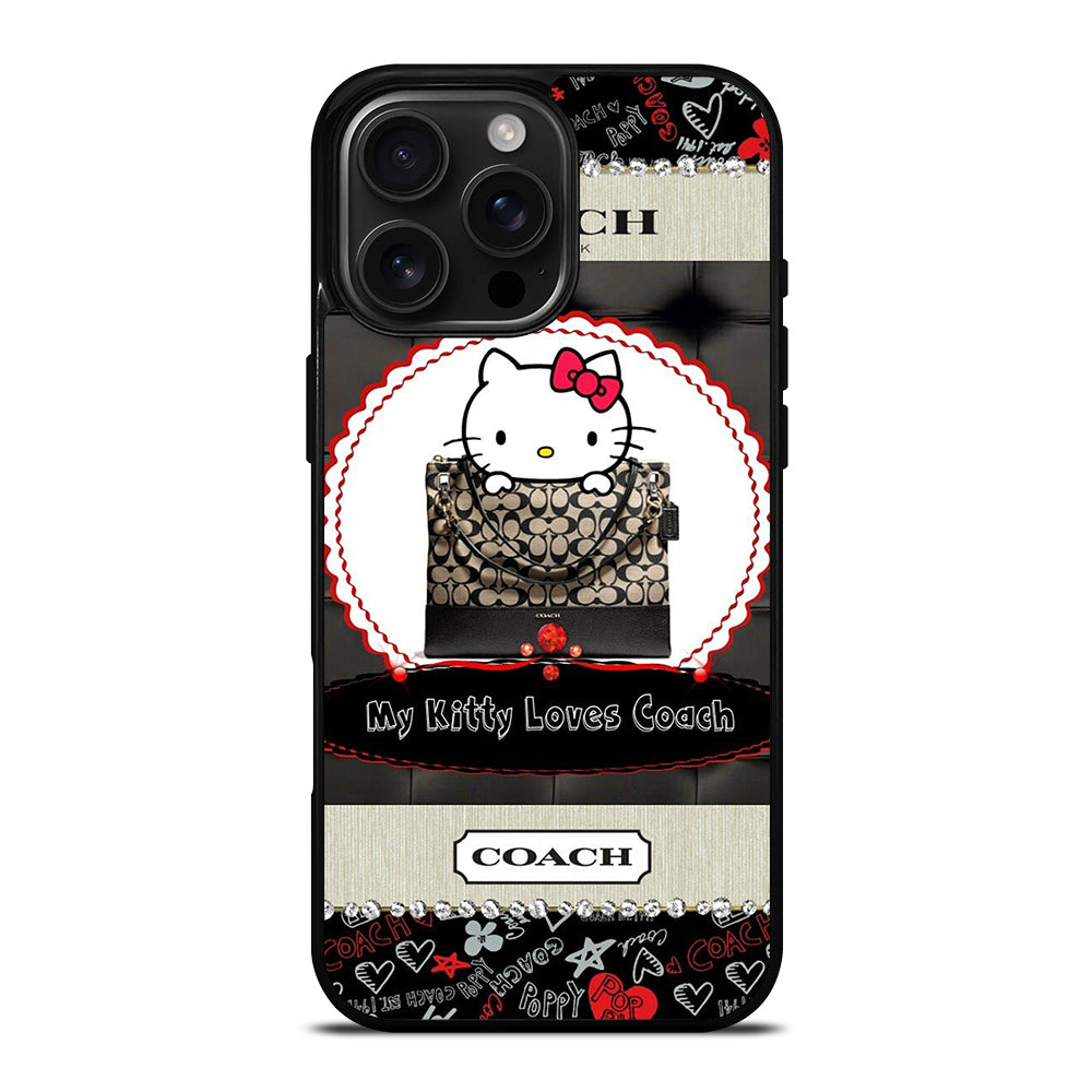 COACH NEW YORK HELLO KITTY iPhone 16 Pro Max Case Cover