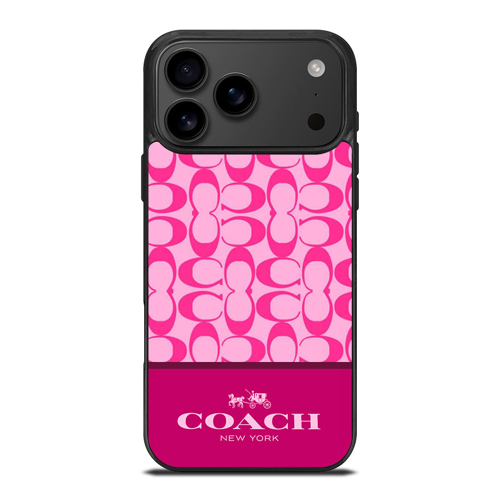 COACH NEW YORK PINK PATTERN iPhone 17 Pro Max Case Cover