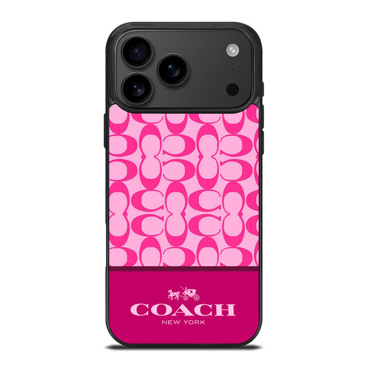 COACH NEW YORK PINK PATTERN iPhone 17 Pro Max Case Cover